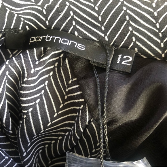 🌿 PORTMANS 🌿 New with tags sleeveless fit and flare dress with belt size 12 - Picture 7 of 10